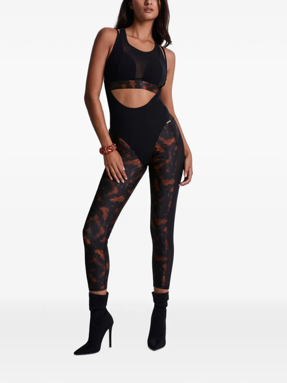 Aubade Hot Motion body met uitgesneden details Zwart