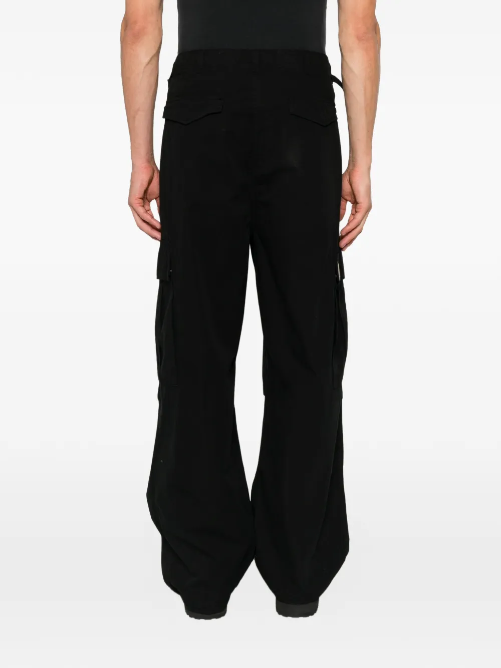 Carhartt WIP Cargo broek met logopatch Zwart