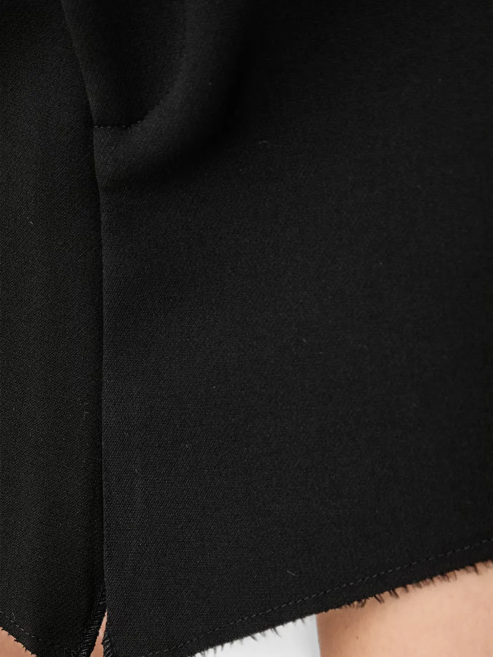 VETEMENTS Mini-rok met gerafelde rand Zwart