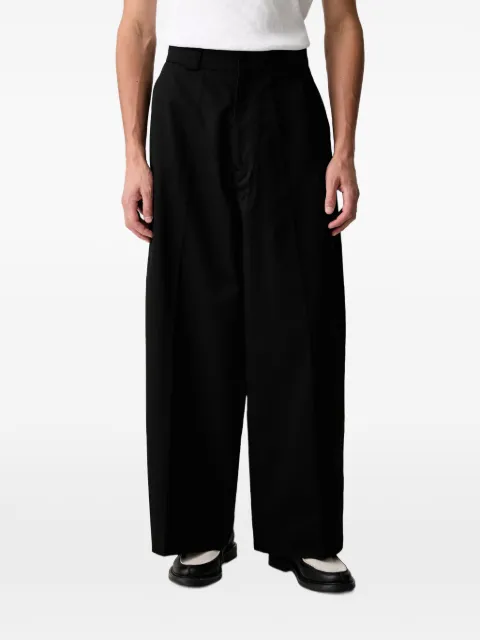 Willy Chavarria pantalones anchos con pinzas