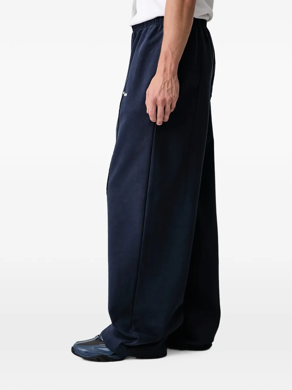 VETEMENTS logo-embroidered track pants Blauw
