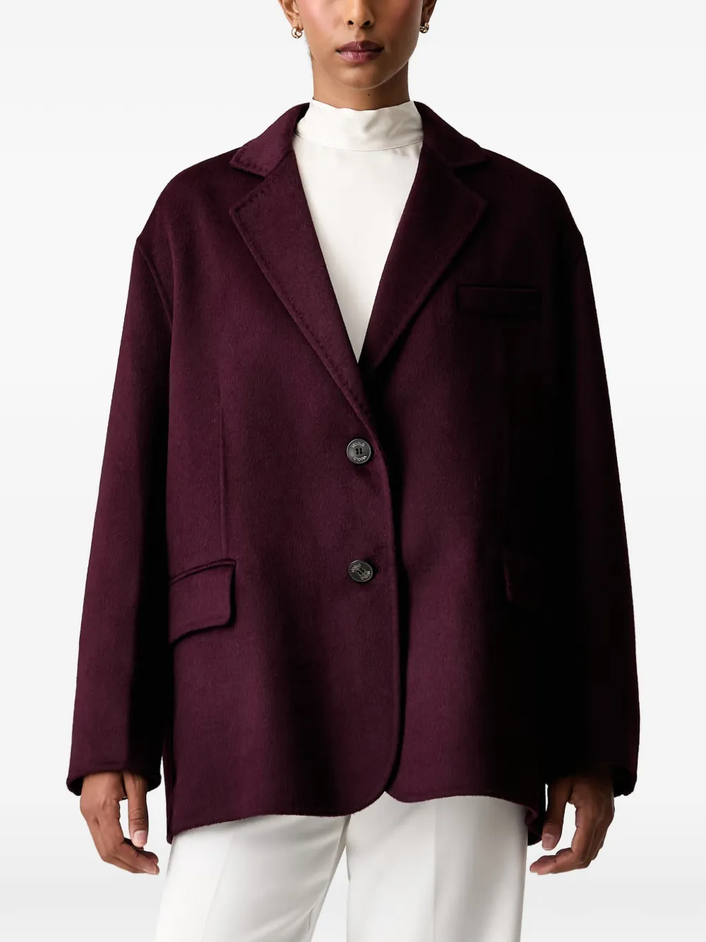 VICOLO notched-lapels single-breasted blazer