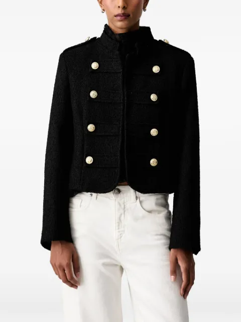 VICOLO double-breasted bouclé jacket
