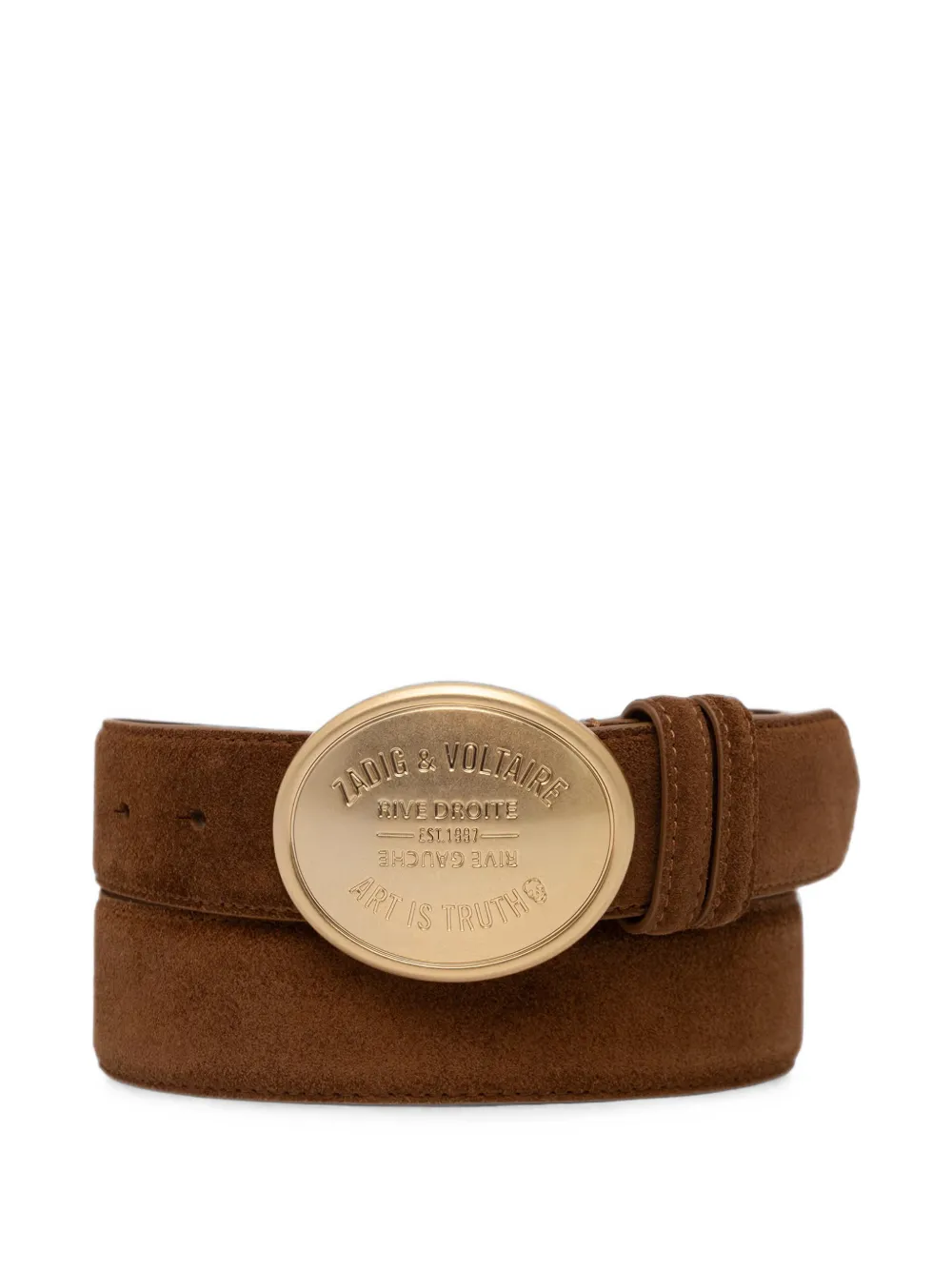 Zadig&Voltaire Colter suede belt