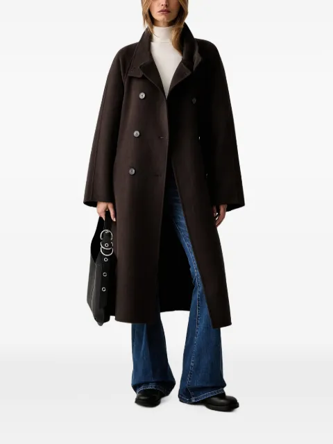 VICOLO double-breasted belted coat