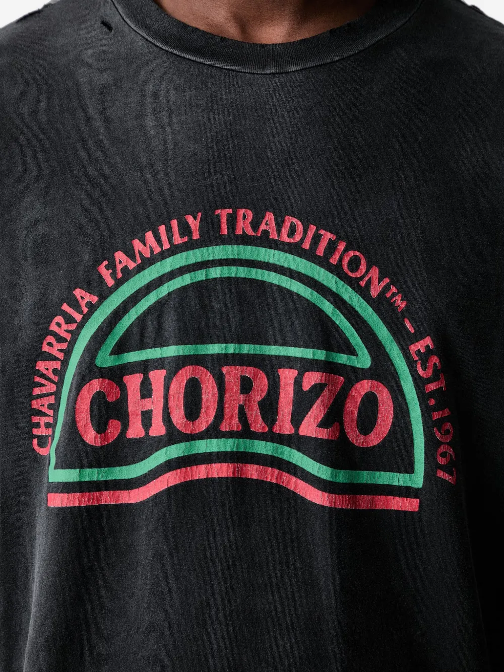 Willy Chavarria T-shirt met grafische print Zwart