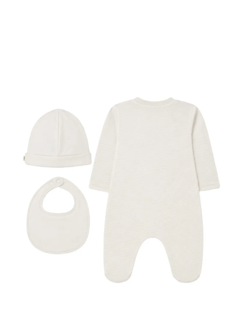 BOSS Kidswear Driedelige set met logoprint Beige
