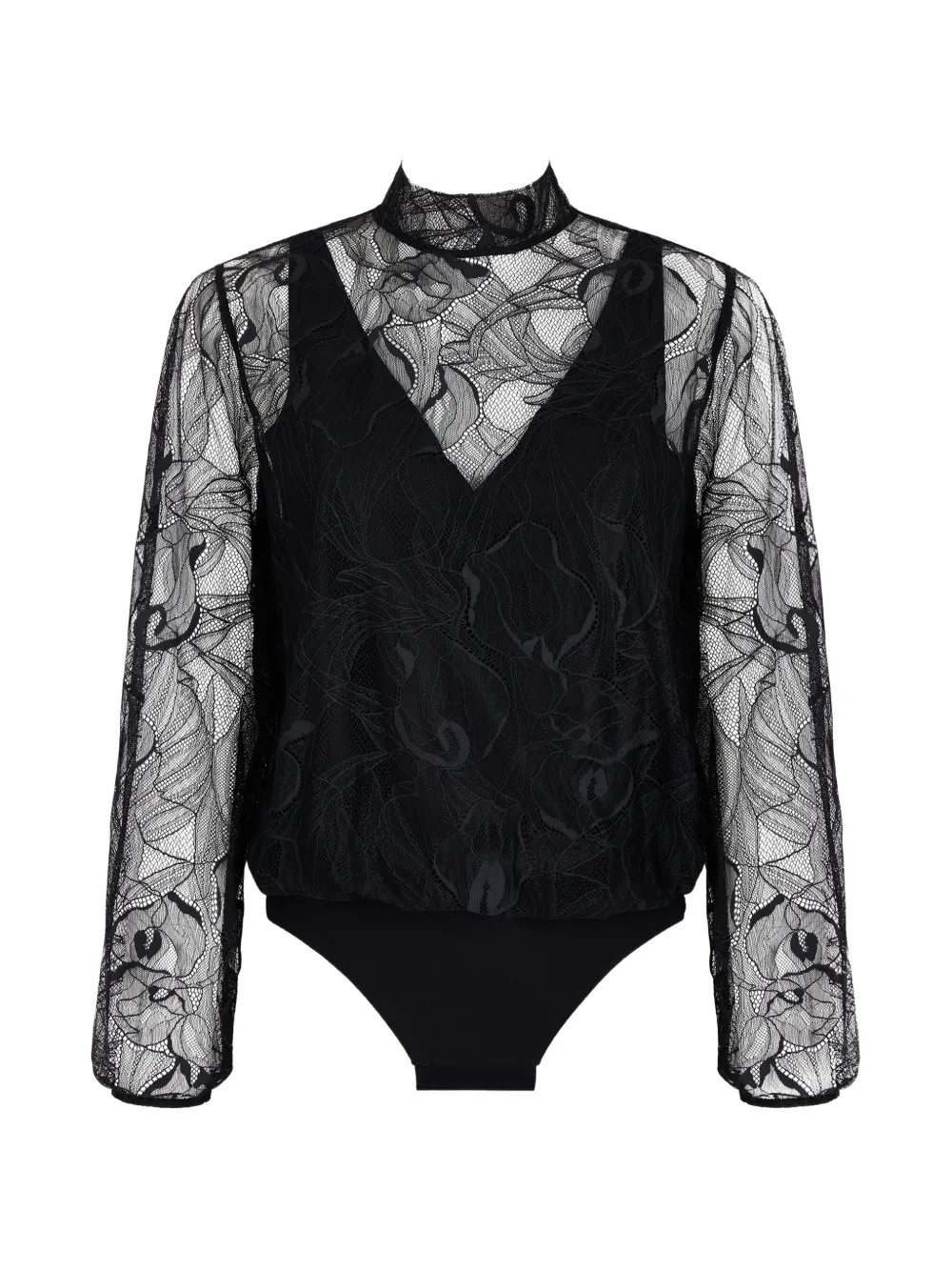 Aubade Body con maniche lunghe - Nero
