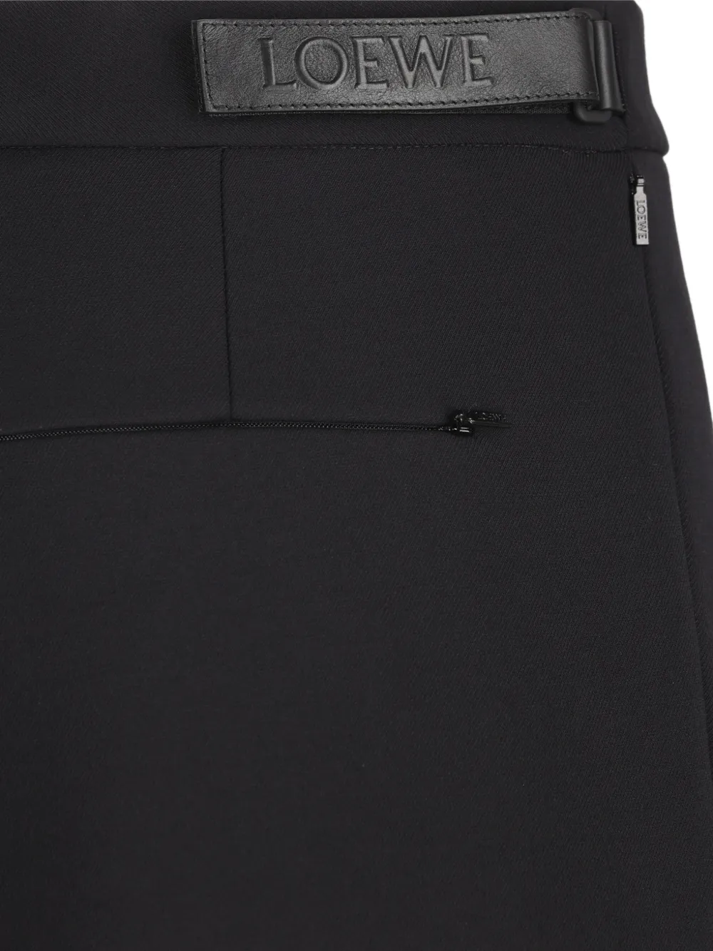 LOEWE Pantalon met toelopende pijpen Zwart