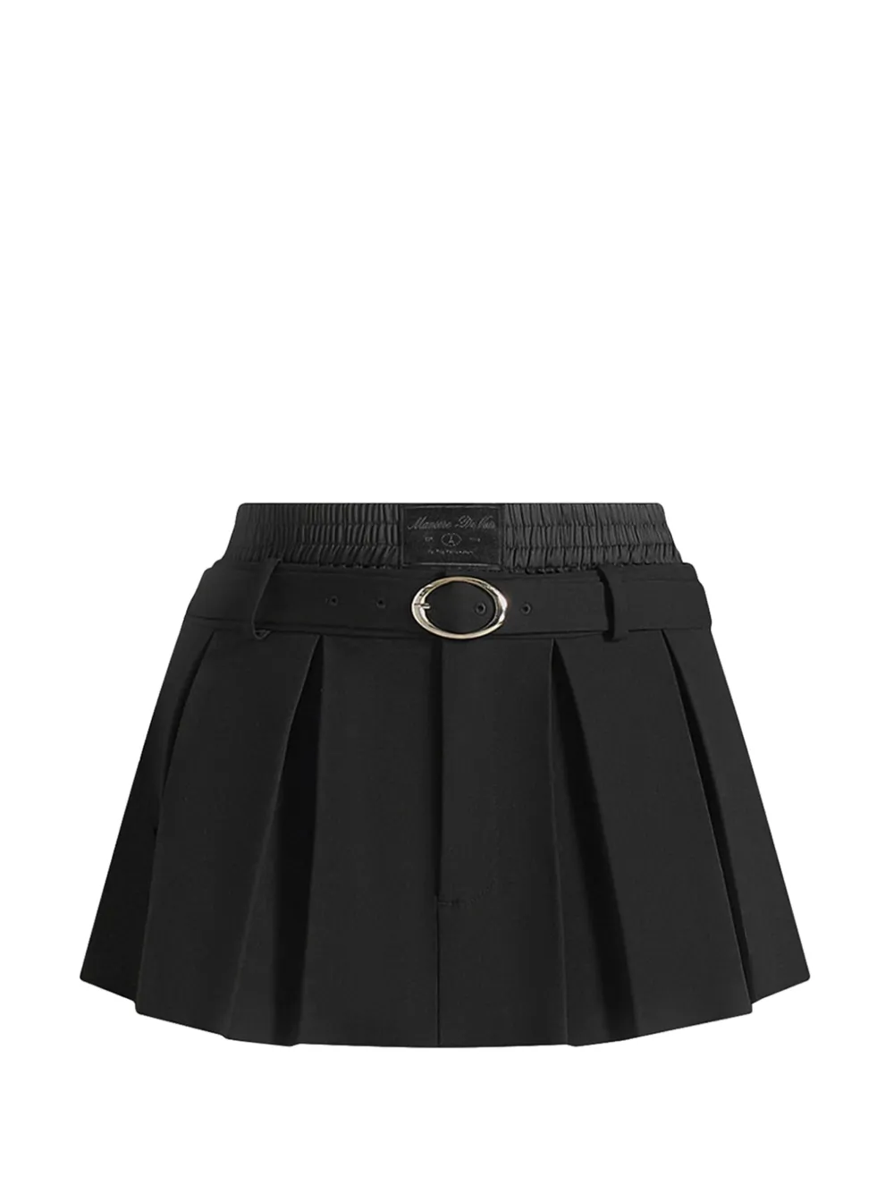 Manière De Voir Rebecca skort met plooien en tailleband Zwart