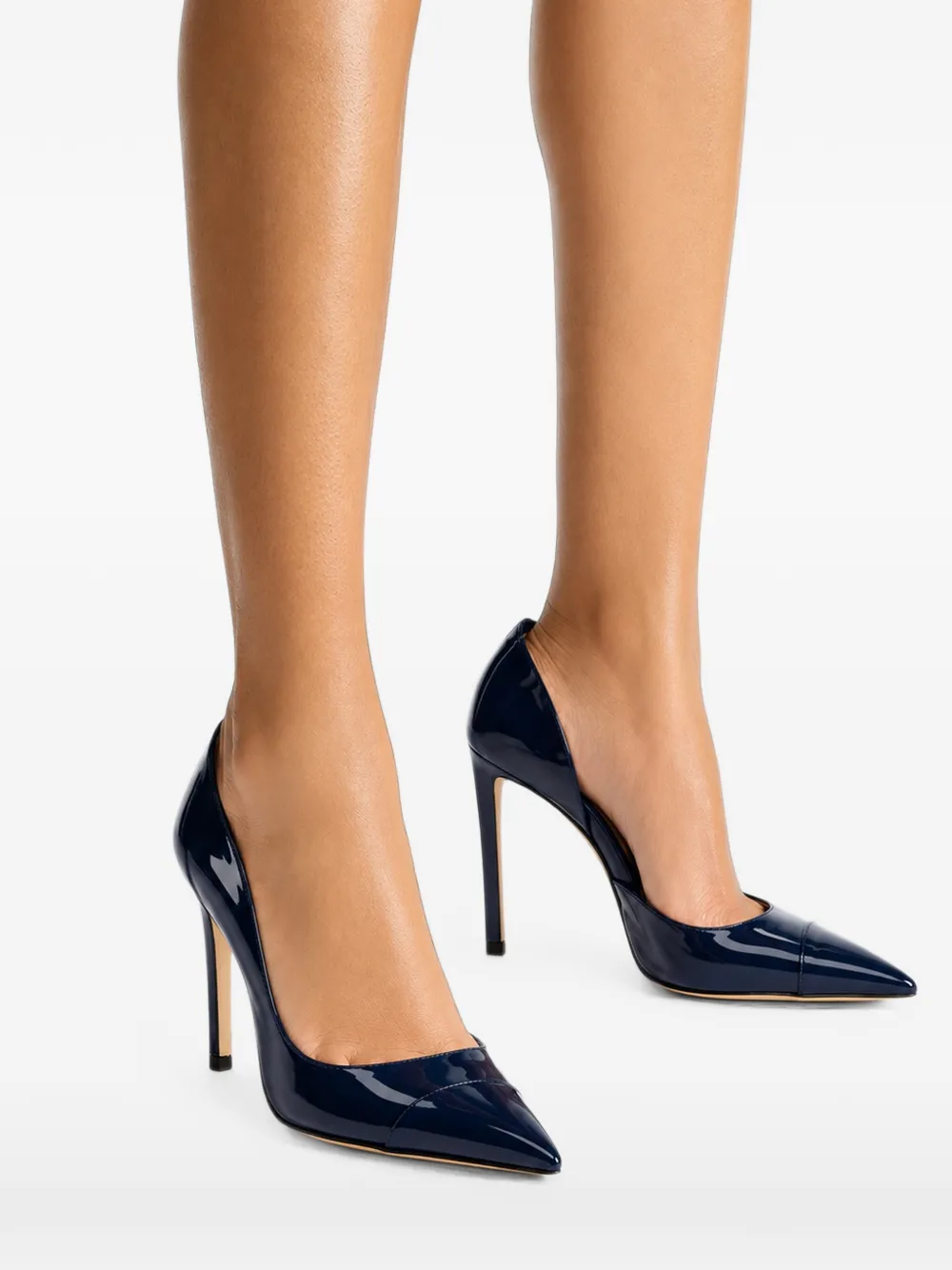 Jimmy Choo Brigitte 100 patent leather pumps Blauw