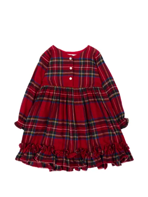 Molo tartan ruffled dress