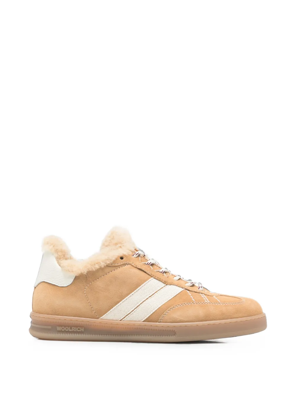 Woolrich shearling-lined panelled sneakers