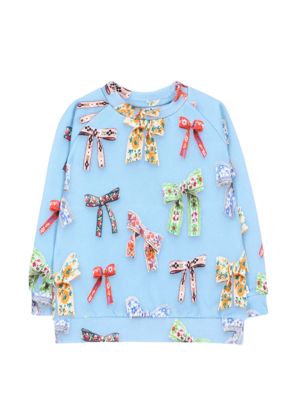 Molo Disc bow-print sweatshirt - Blu
