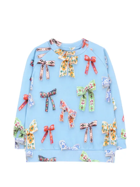 Molo Disc bow-print sweatshirt