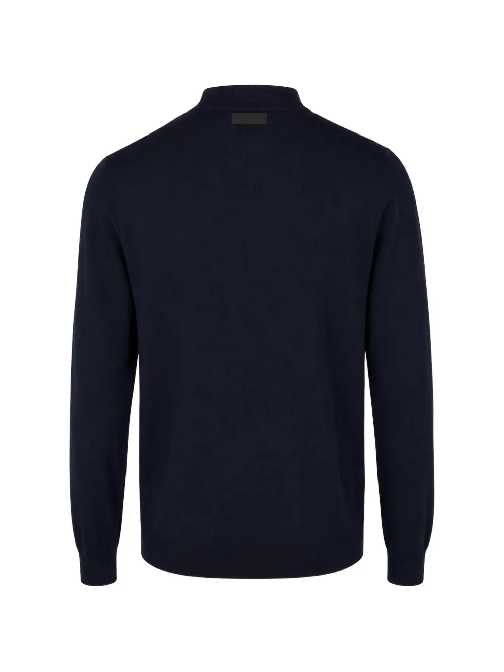 Lardini mock-neck knit sweater Blauw