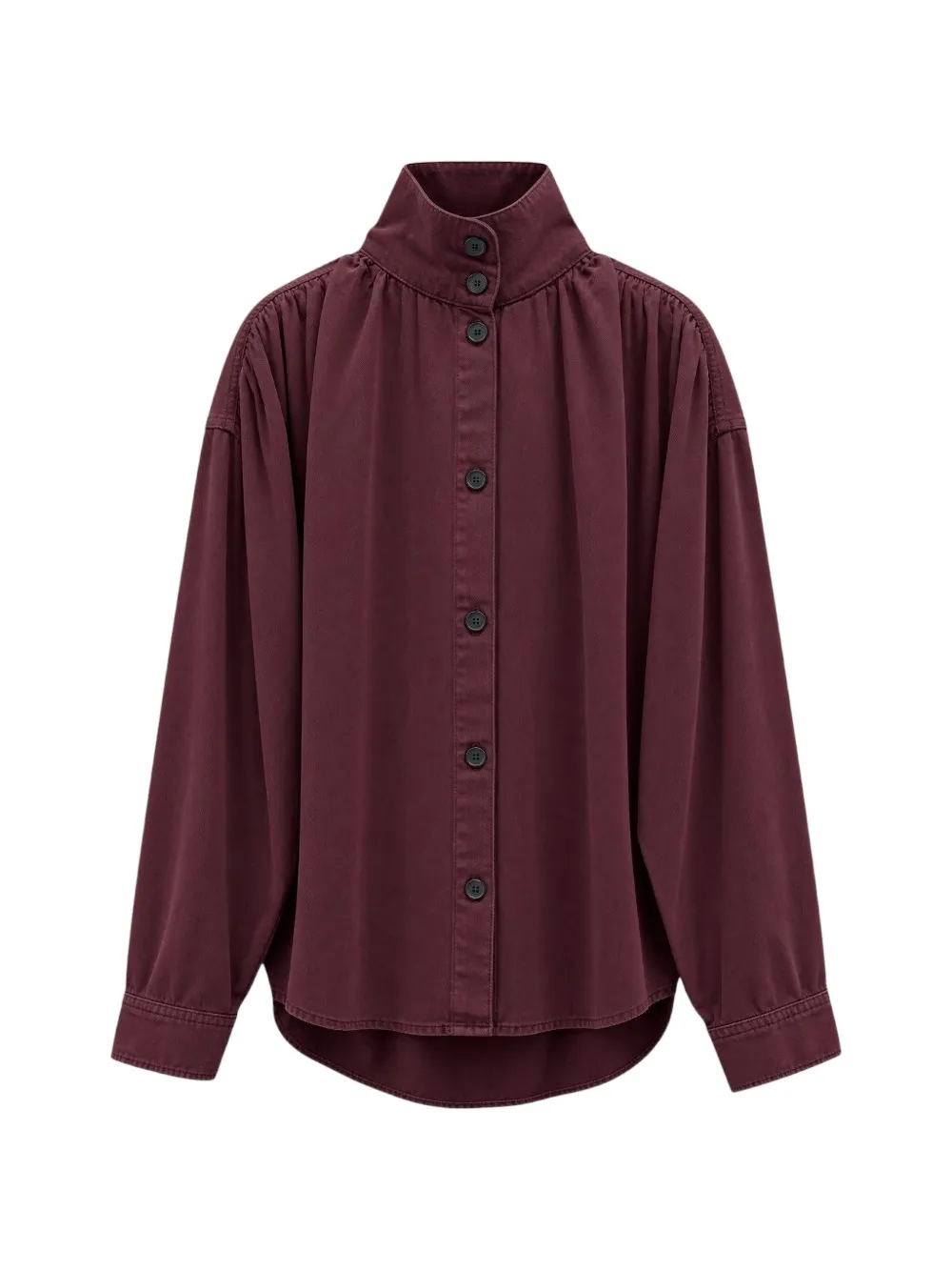 IRO Coming gathered shirt Rood
