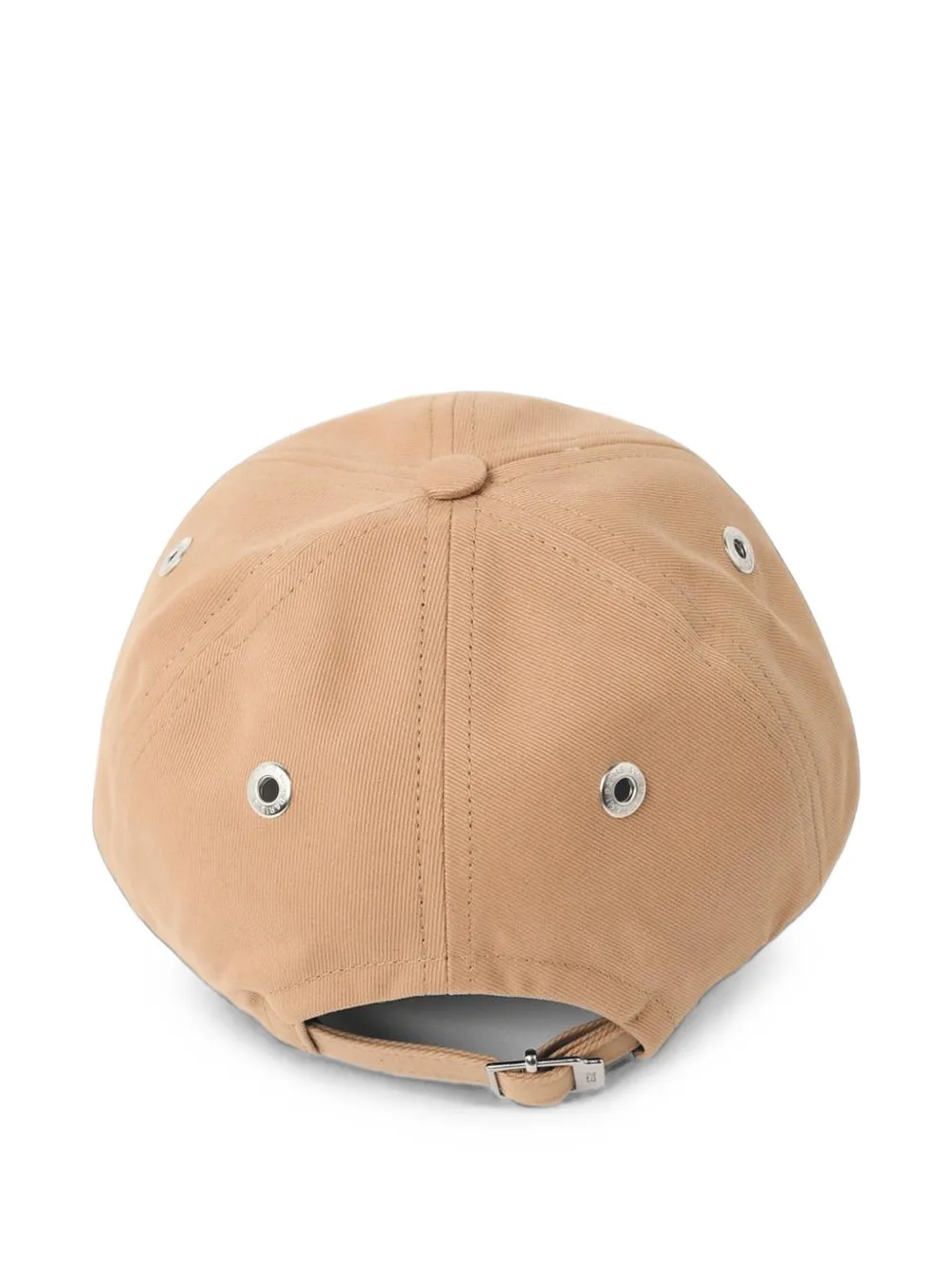 AMI Paris Katoenen pet met Ami de Coeur Beige