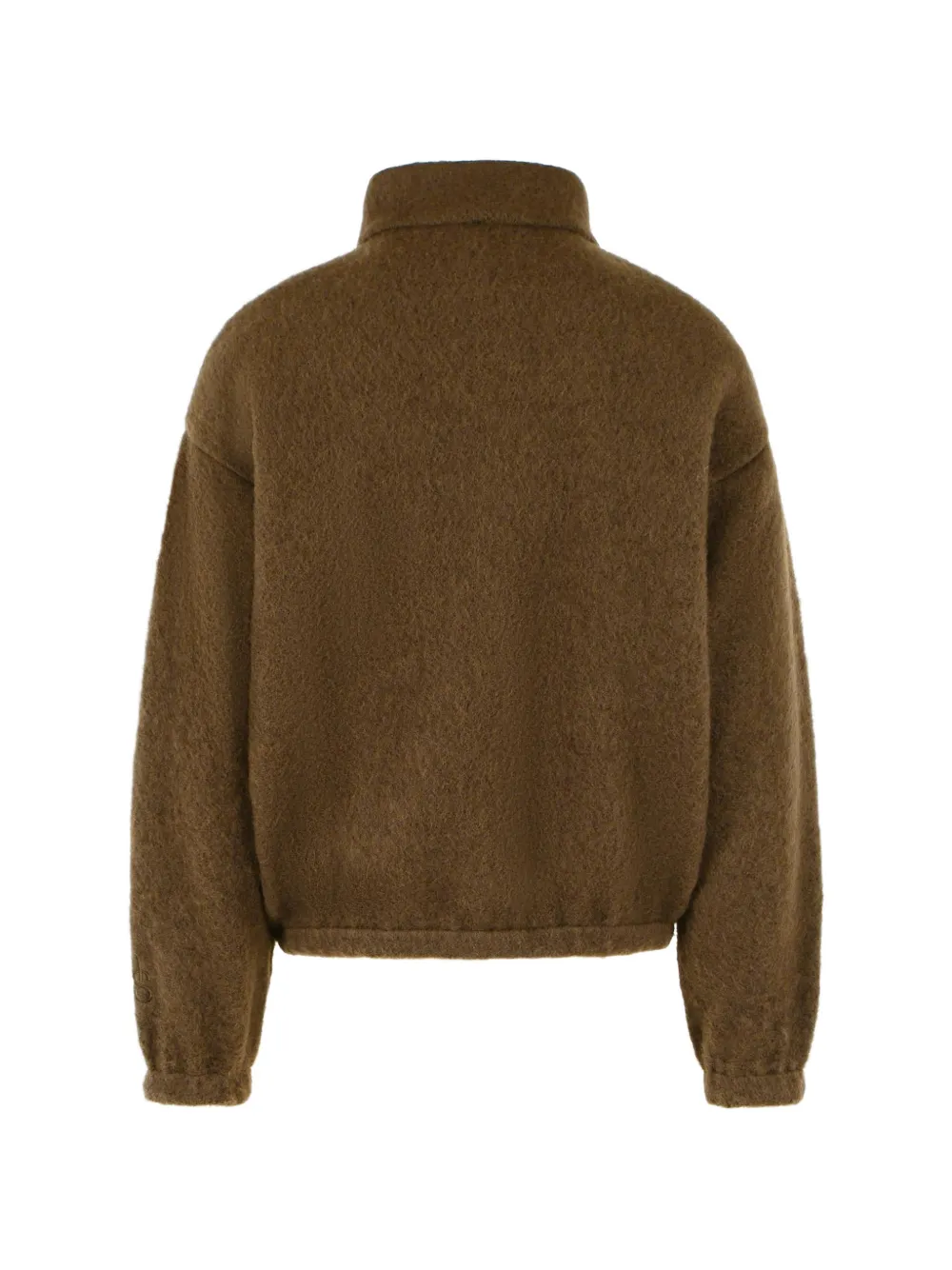 Jil Sander quarter-zip wool-blend sweater Bruin
