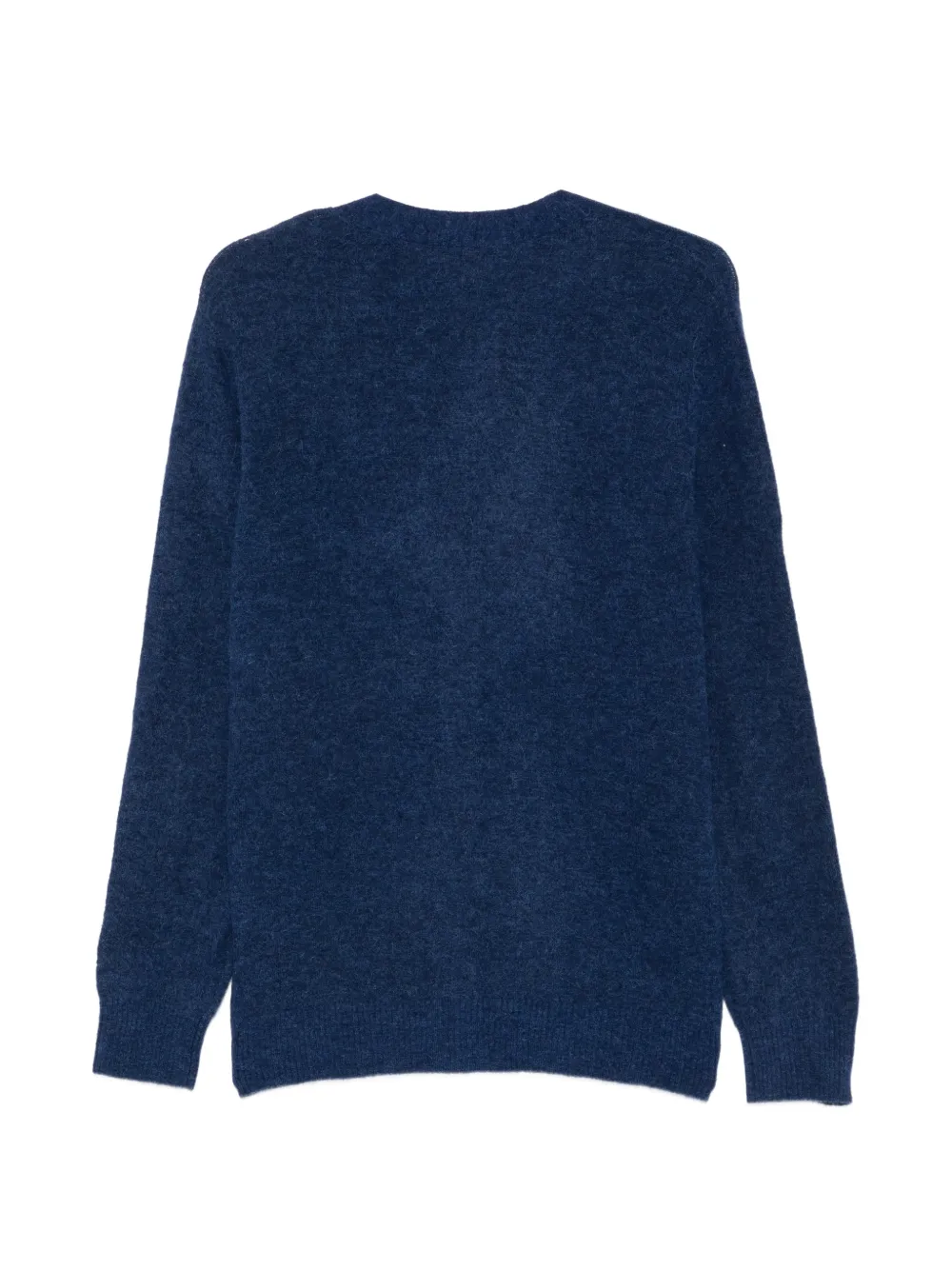 MC2 Saint Barth Herrison Alpaca V-neck cardigan Blauw
