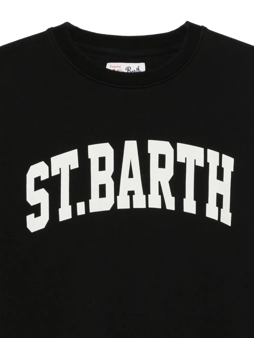 MC2 Saint Barth Soho sweater met logo-print Zwart