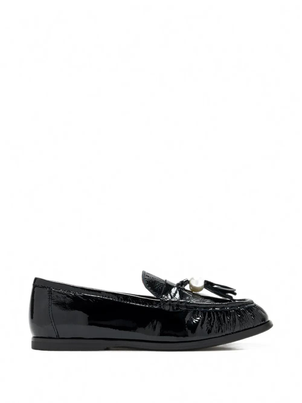 Age of Innocence Cecily pearl-embellished loafers - Nero
