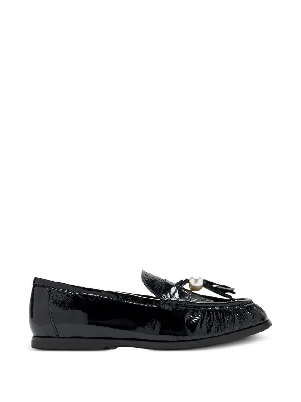 Age of Innocence Cecily pearl-embellished loafers - Nero