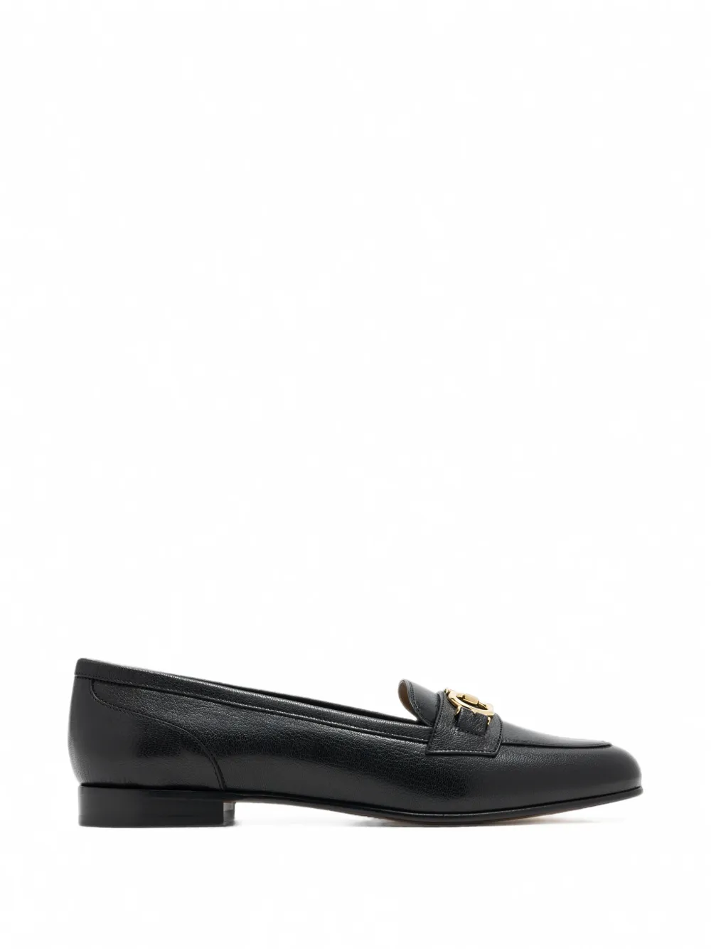 Ferragamo Gancini ornament moccasin - Nero