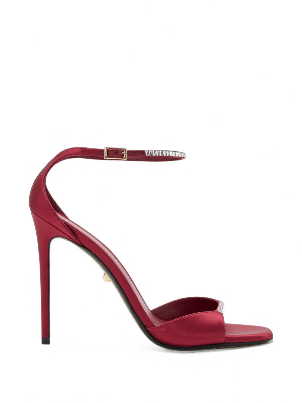 Alevì Ninel Xtal crystal-embellished satin sandals