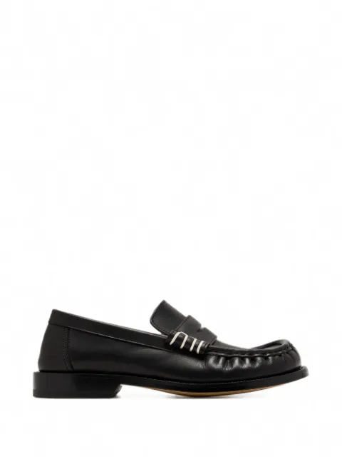 JW Anderson contrast-stitch penny loafers