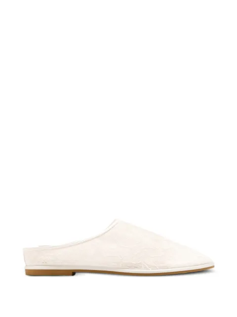Badgley Mischka lace Yumi mules