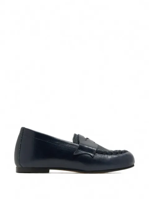 BabyWalker Gaucho leather penny loafers