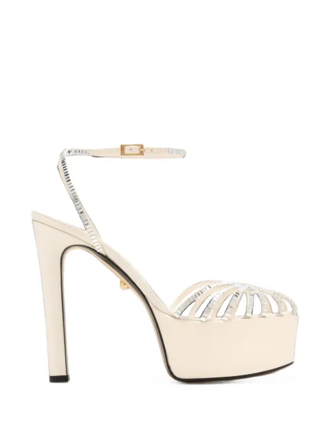 Alevì Eva crystal-embellished platform sandals