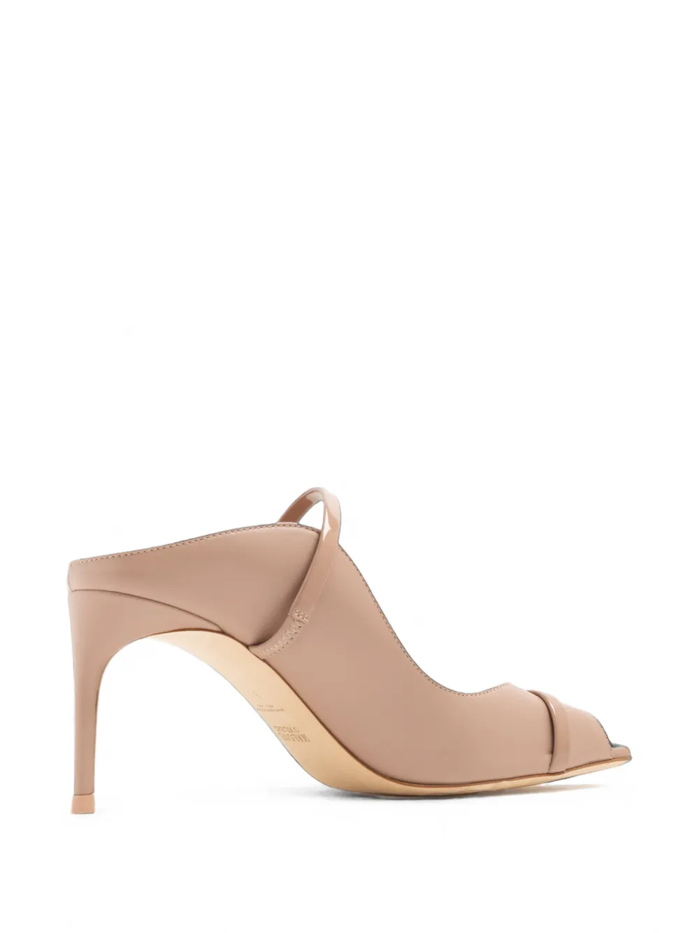 Malone Souliers Noah patent-trim leather sandals Beige