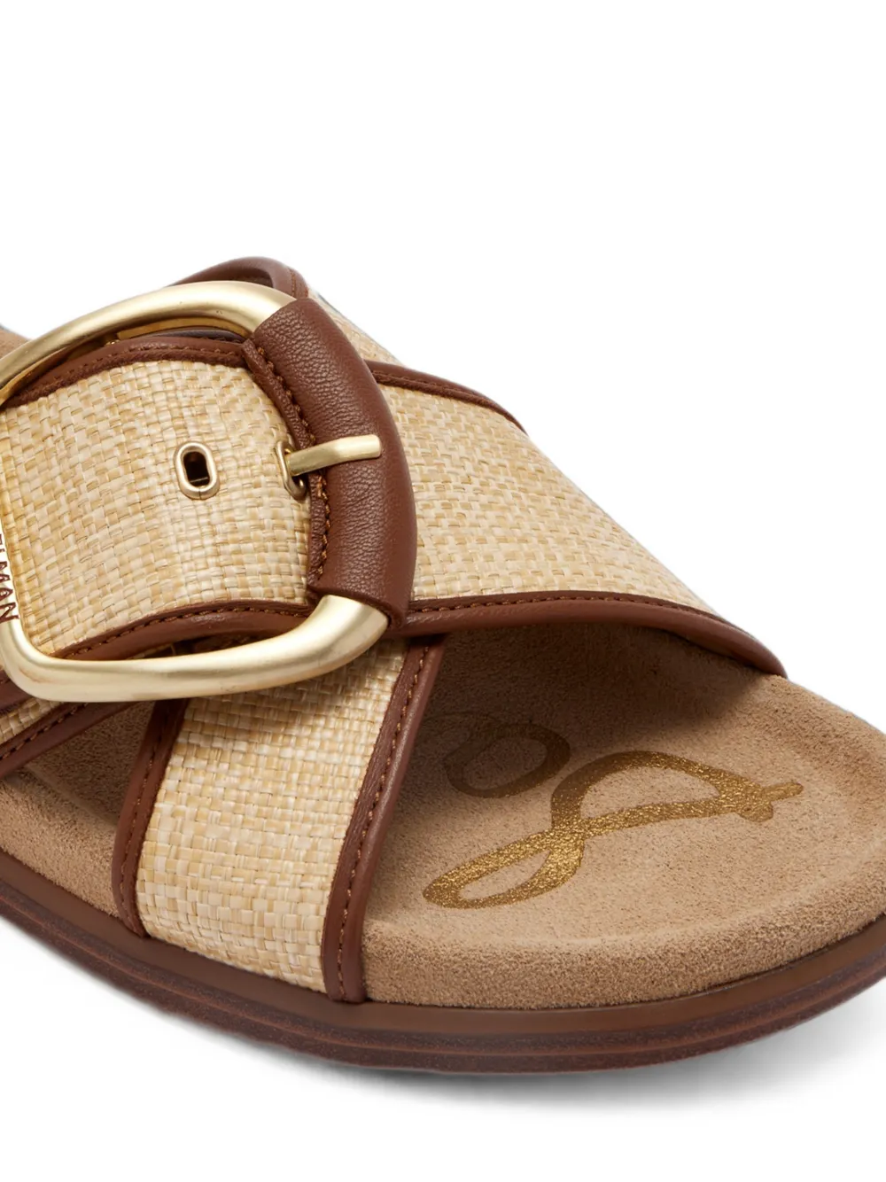 Sam Edelman Darla buckle-detail sandals Beige