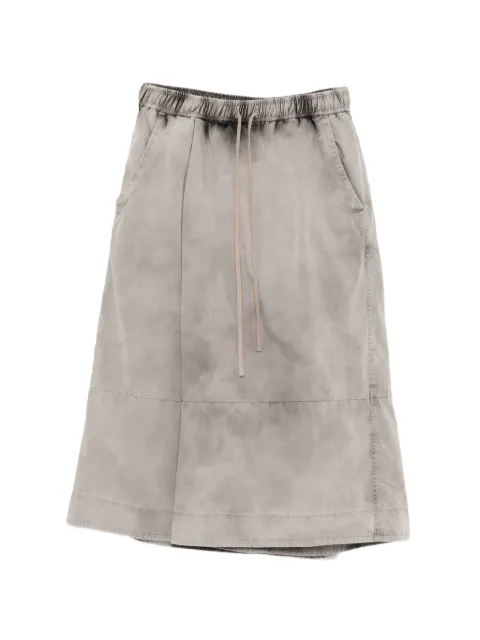 Julius faded-effect drawstring shorts