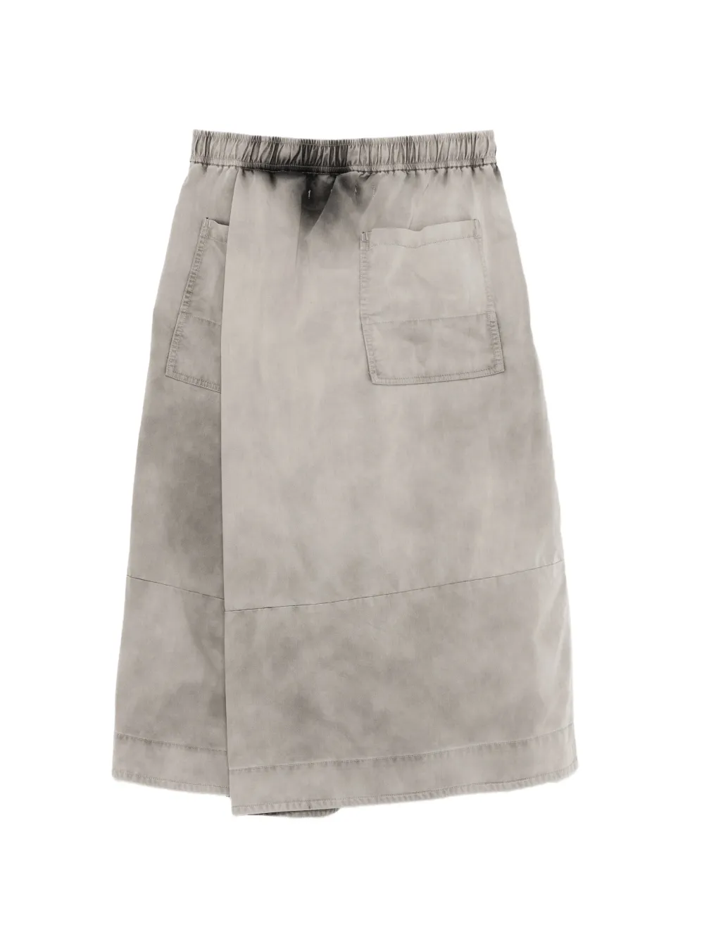 Julius faded-effect drawstring shorts Grijs