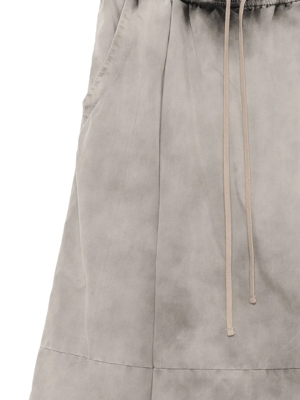 Julius faded-effect drawstring shorts Grijs