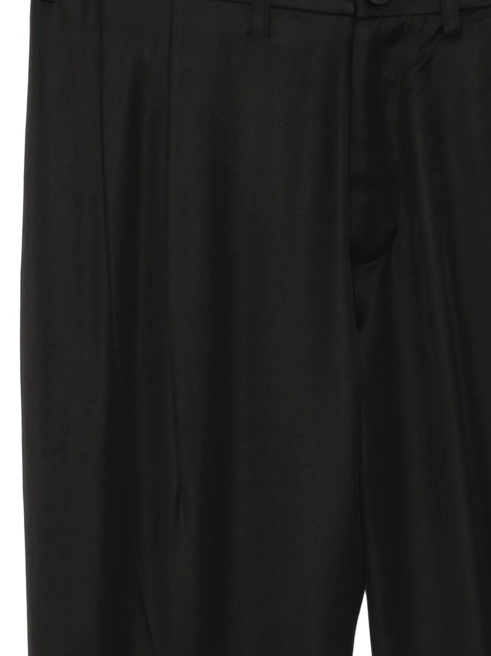 Julius curved-seam trousers Zwart