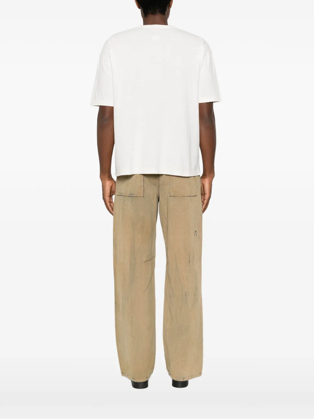 visvim Jumbo chest-pocket T-shirt Beige