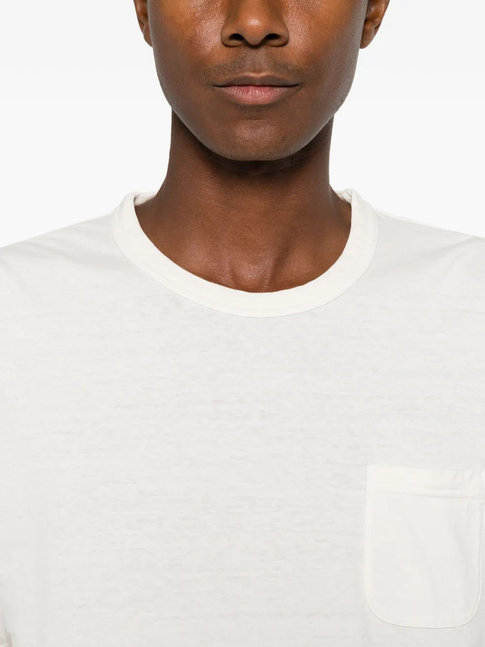 visvim Jumbo chest-pocket T-shirt Beige