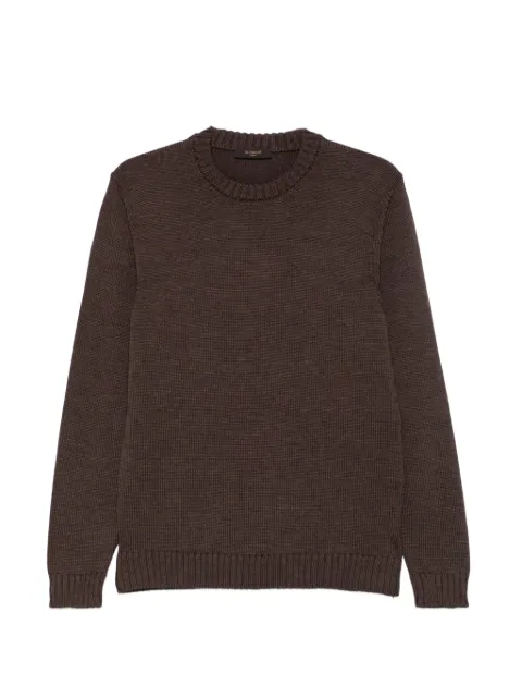 Zanone ribbed-knit crew-neck sweater