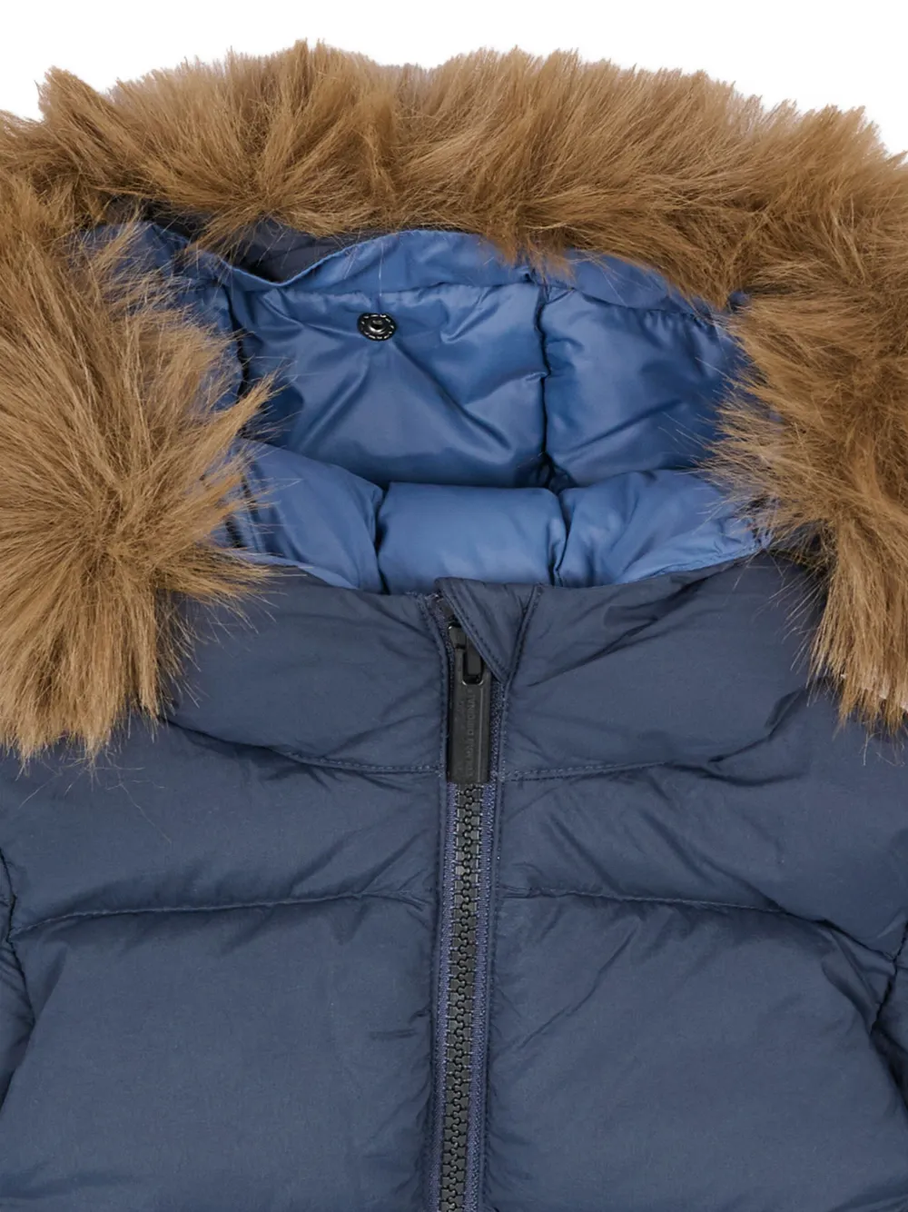 Colmar Kids Jack met afwerking van imitatiebont Blauw