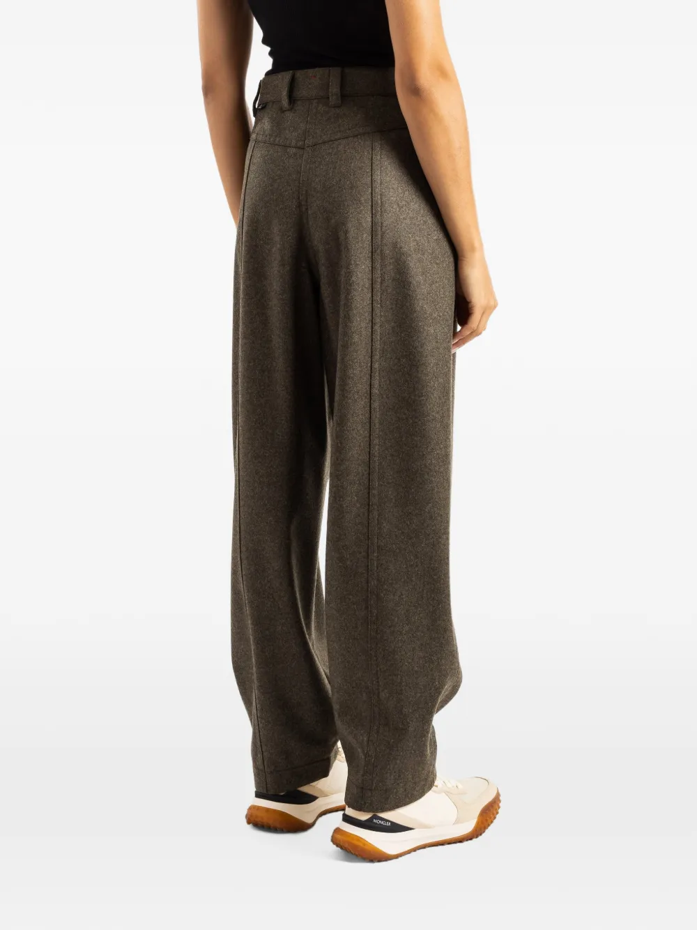 Moncler Grenoble tapered pants Groen