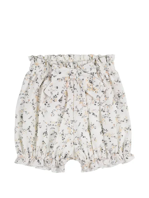 NANAN floral-print bow-detail shorts