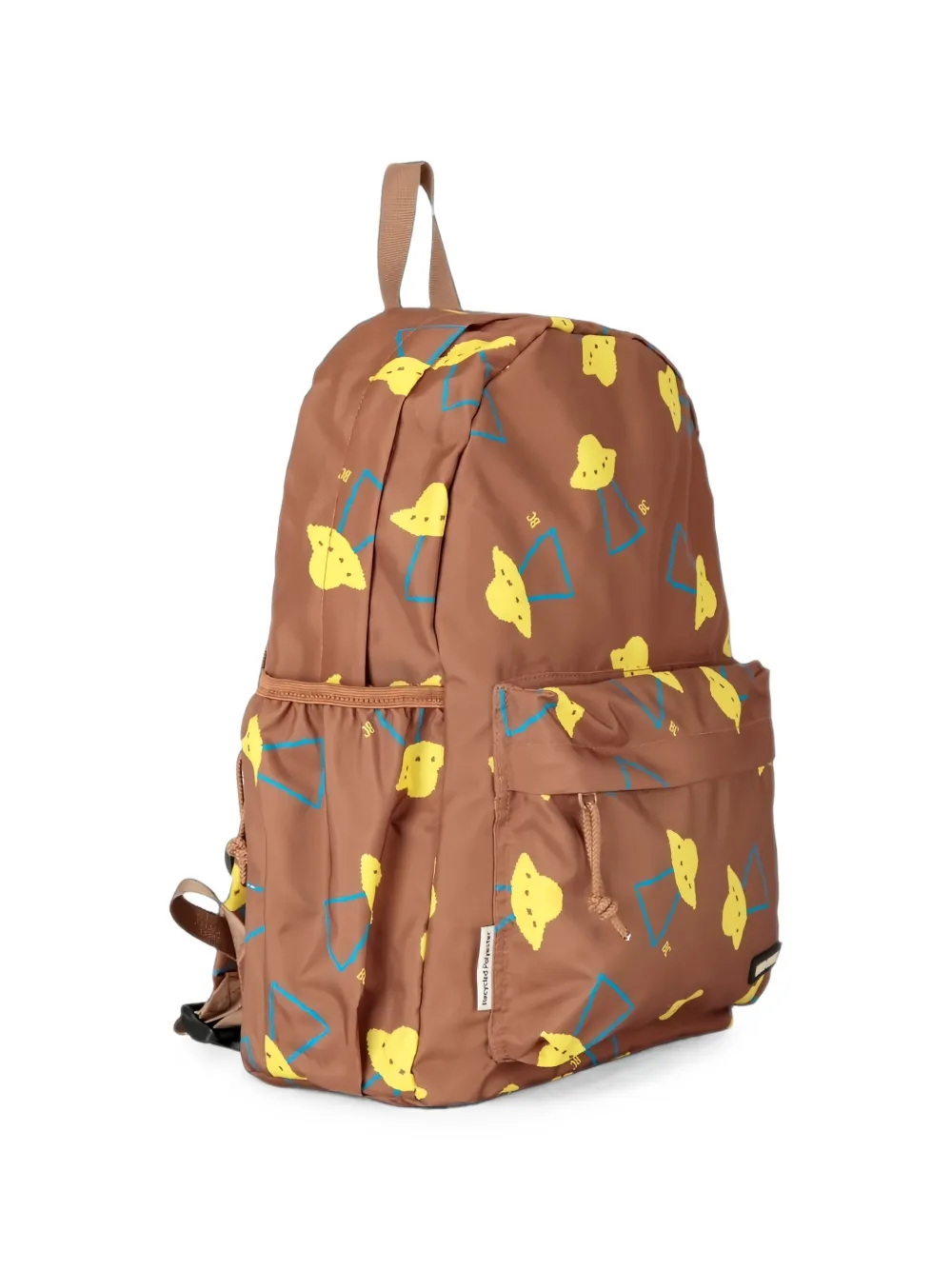 Bobo Choses Pixel Abduction rugzak met print Bruin