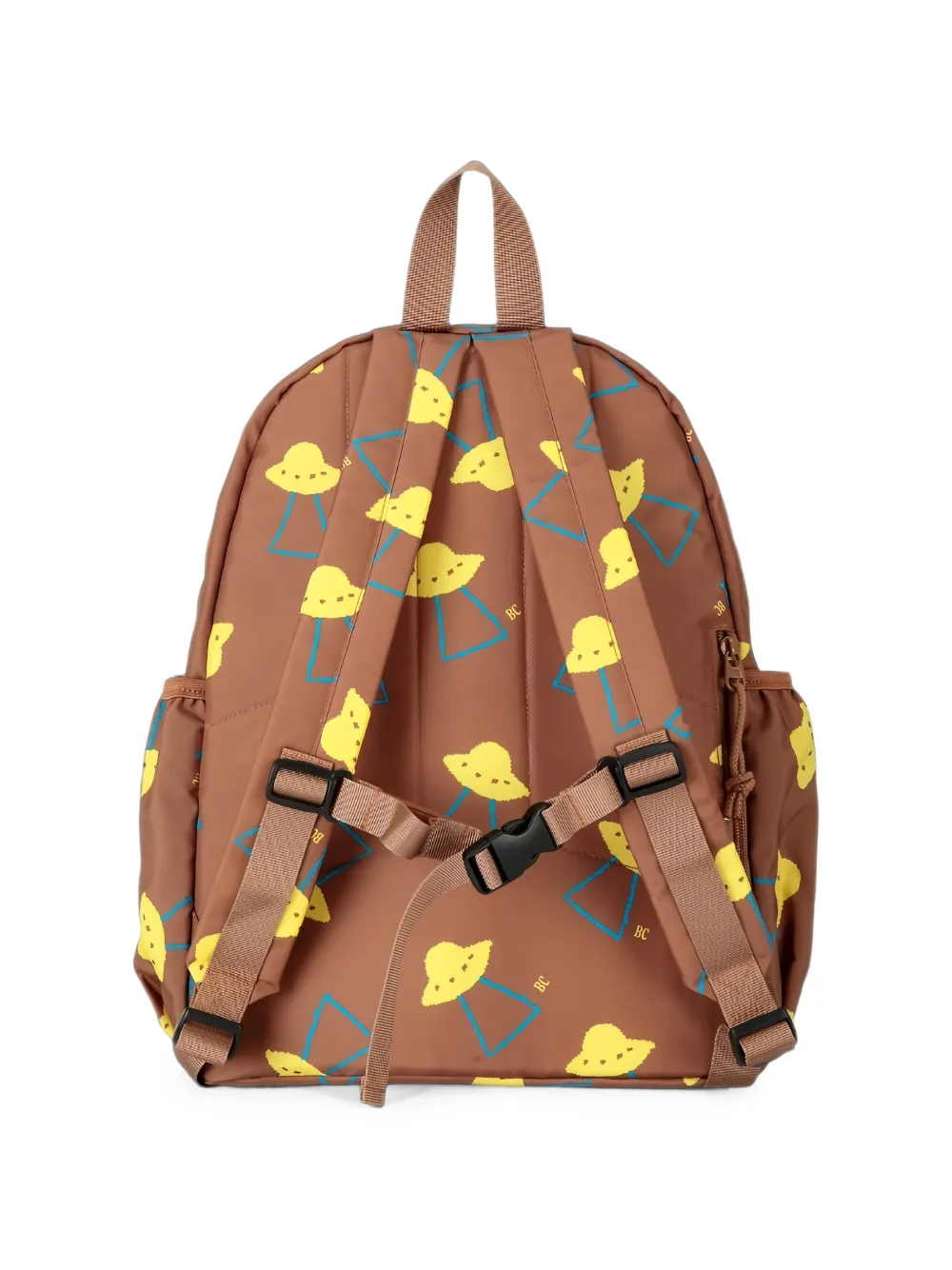 Bobo Choses Pixel Abduction rugzak met print Bruin