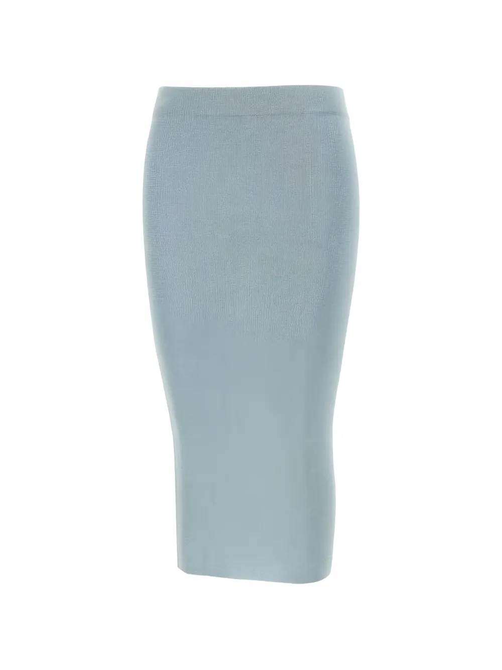 Kangra ribbed-knit lurex-blend skirt - Blu