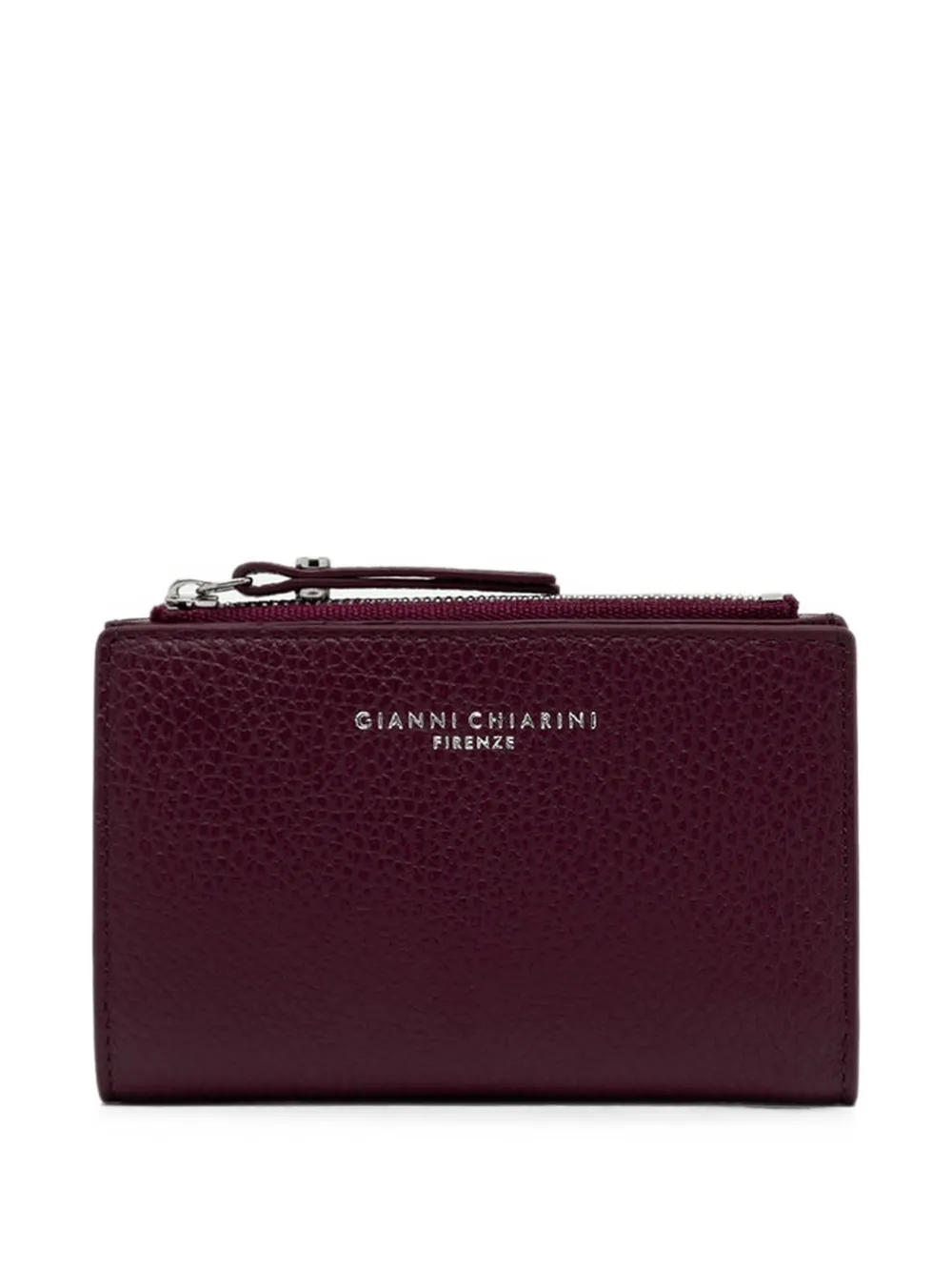 GIANNI CHIARINI Portafoglio in pelle martellata Dollaro - Rosso