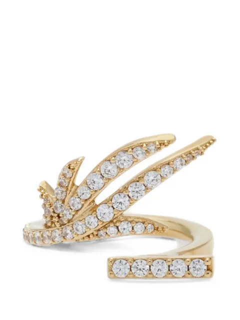 Ferragamo anillo con detalles de cristal